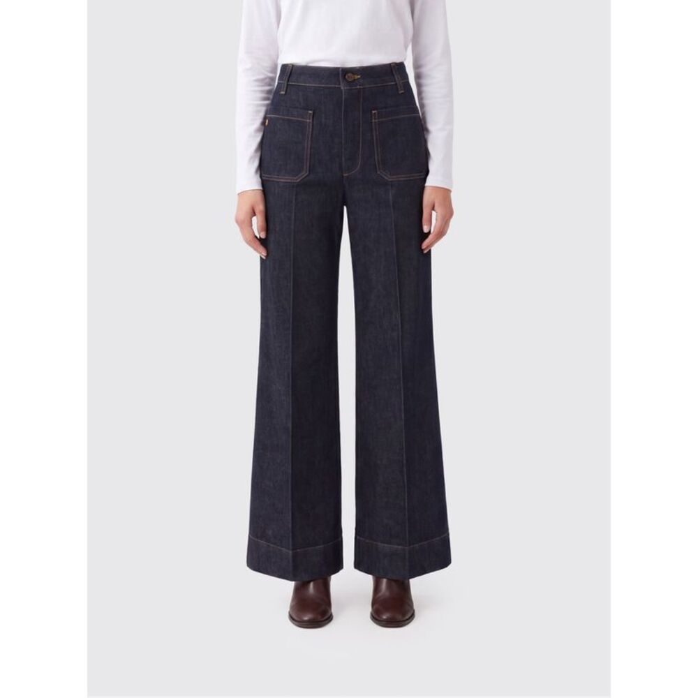 Victoria Victoria Beckham Jeans Woman Blue